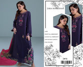 Lawn-3PC Embroidered with Digital Printed Chiffon Dupatta
